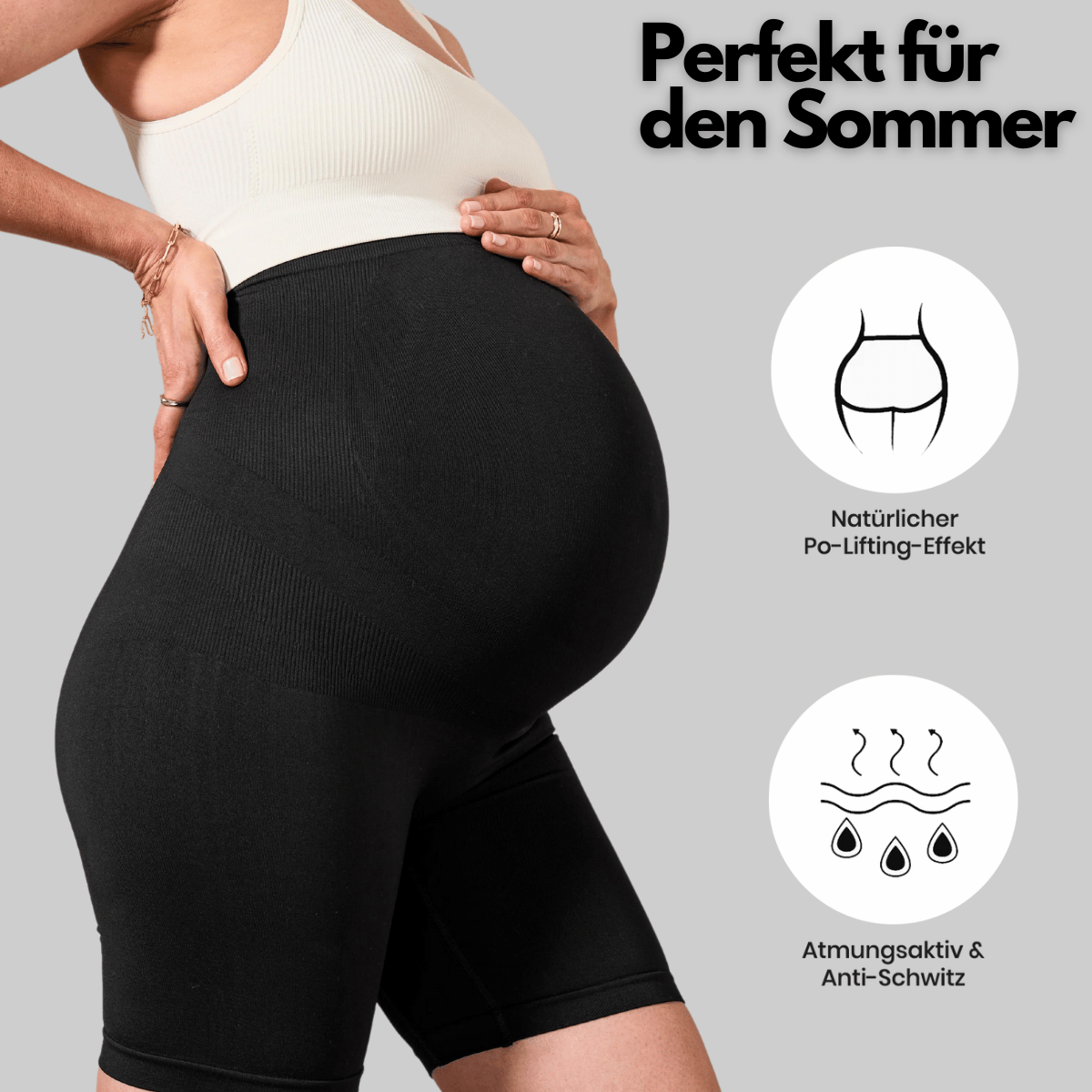 Schwangerschafts Sommer-Shorts